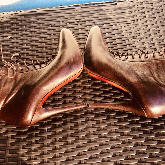 Barbara Bui Dark Brown Heeled Boots - Picture 9 of 12